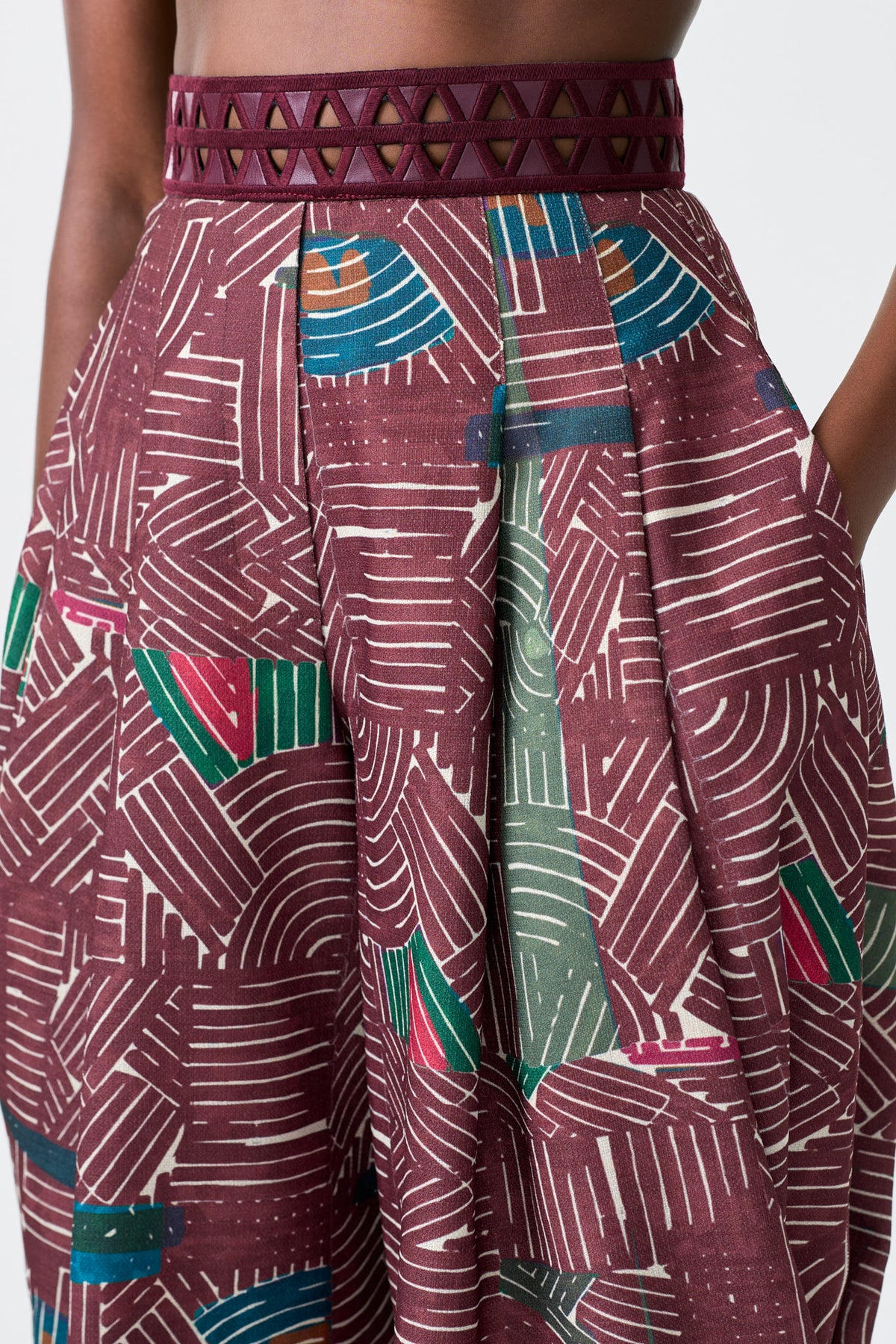 NELLA printed jorts, alternate view