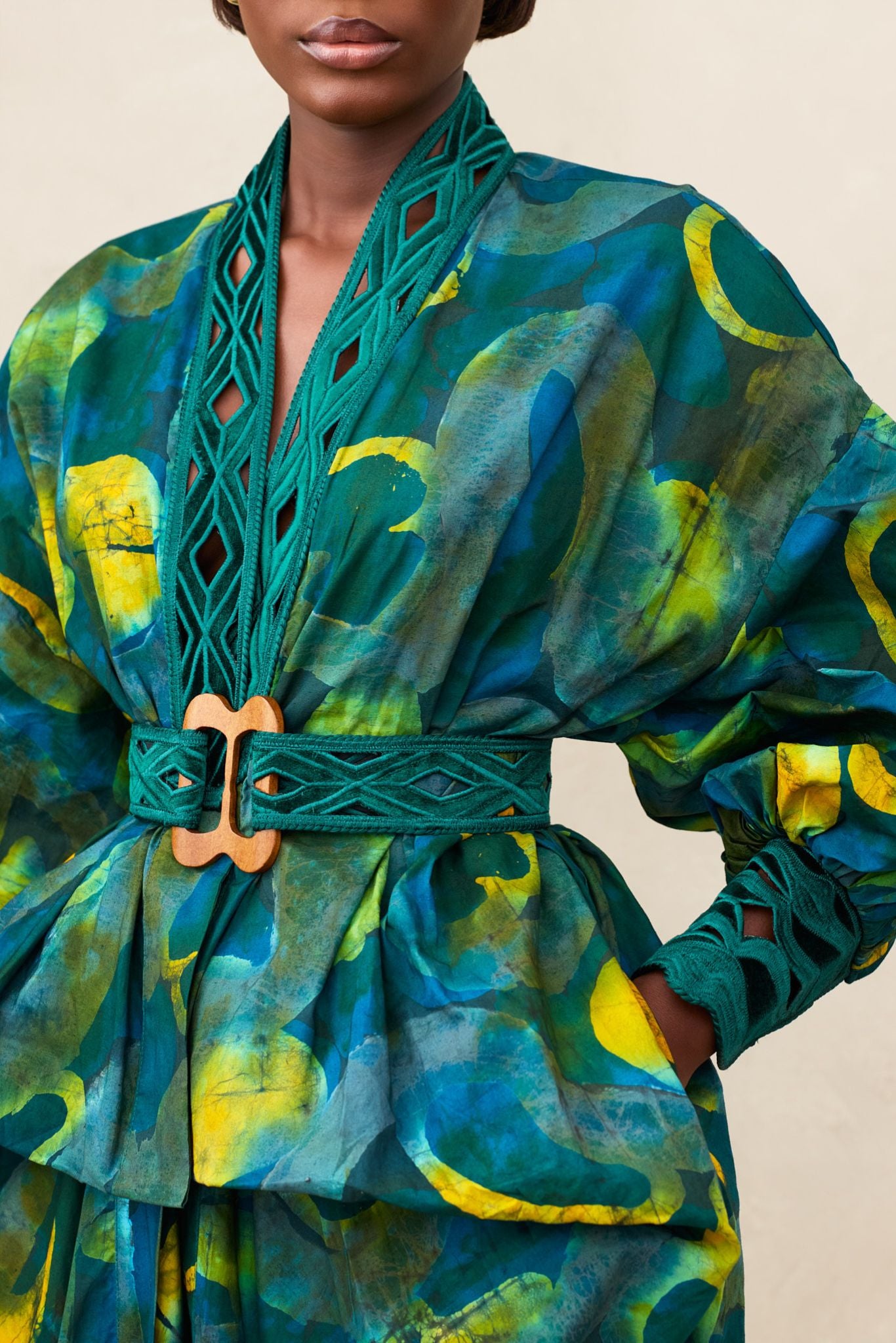 PAMARA GREEN BATIK- COTTON