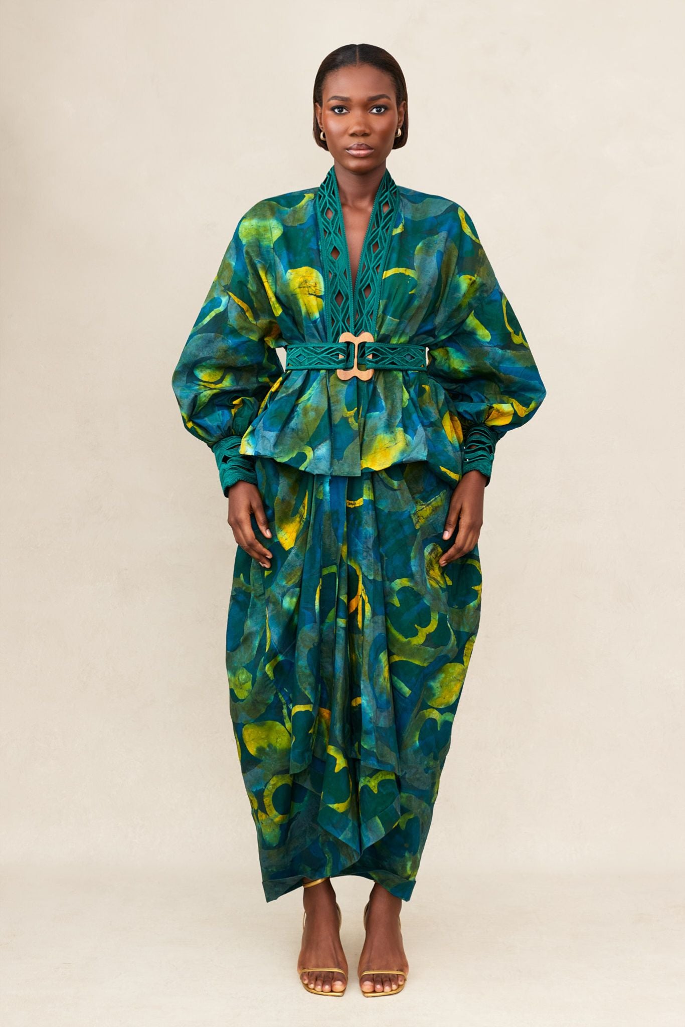 PAMARA GREEN BATIK- COTTON